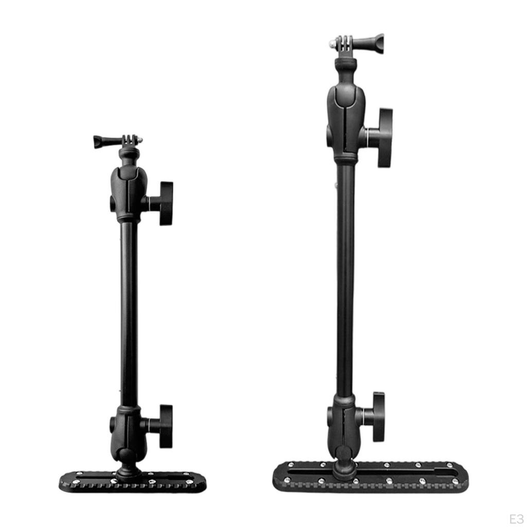 Action Camera Pole Mount for Kayak Mounting Bracket Aluminum Support Rafting