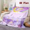 The Fairly World Creative 2D Flat Pattern Flannel Blanket High quality All Seasons Warmth and Comfort Perfect for Christmas Gifts.