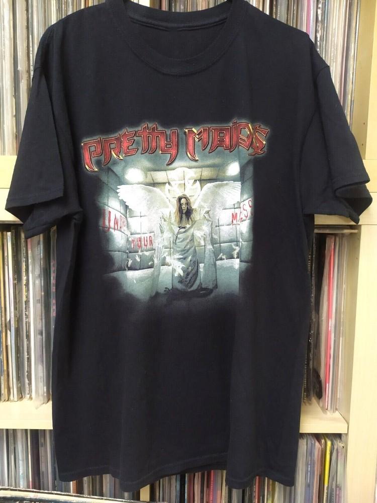 Редкая футболка PRETTY MAIDS Undress Your Madness BAND T-shirt BO147 Унисекс