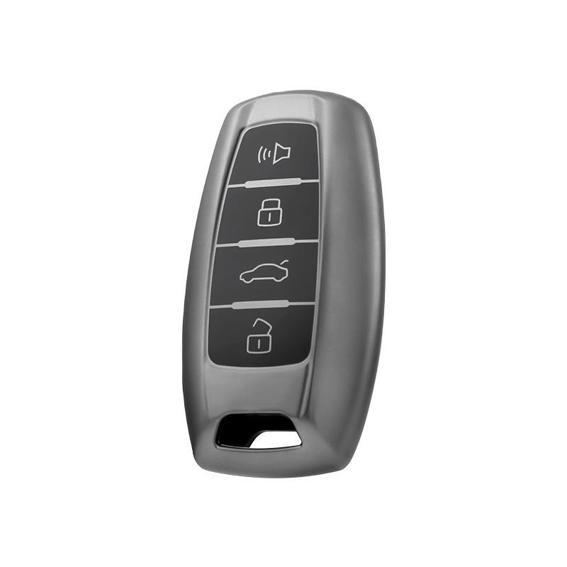 Fashion Gray TPU Car Remote Key Case Cover Shell For Great Wall Haval Hover H1 H4 H6 H7 H9 F5 F7 H2S GMW Coupe Protected Keyless Fob