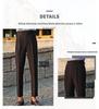2023 Italian Slim-Fit Men's Business Casual High-Waisted Dress Pants for Autumn and Spring
