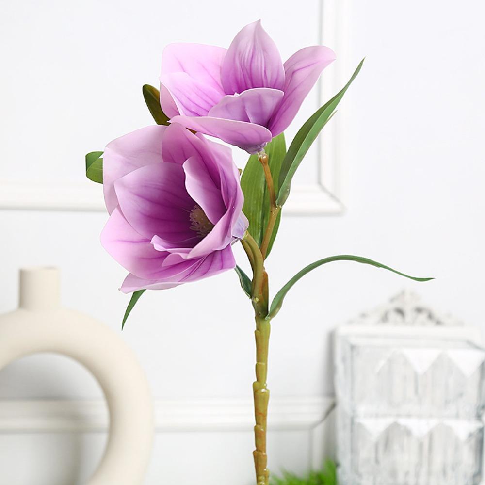 Photography Props Magnolia Artificial Flower Ornaments Festival Table Flowers Decoration