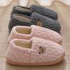 Cotton Slippers Men's Home Winter Bag with Couple Cartoon Teddy Bear Indoor Home Plush Warm Fur Slippers Women