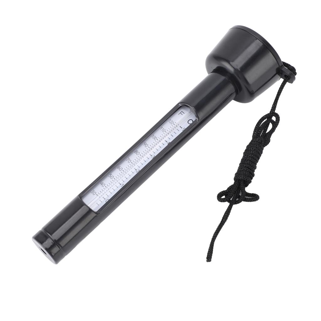 Плавающий термометр для бассейна для измерения температуры воды, круглый термометр для бассейна со шнурком для