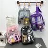 Factory Direct Sales, Jelly Bag, Transparent Waterproof Backpack, Computer Schoolbag, Large-capacity Student Schoolbag.