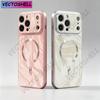 Официальный магнитный чехол для телефона для iPhone 17 Air 13 11 12 14 15 16 Pro Max Plus Magsafe Большое окно Защитная крышка для беспроводной зарядки