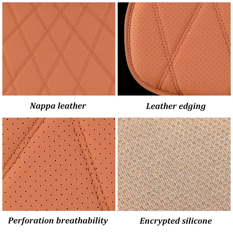 For Ssangyong Kyron Rexton Musso Grand Korando 2021 Actyon Sport Leather Car Seat Cover Anti-Slip Seat Cushion Chair Pad Accesso