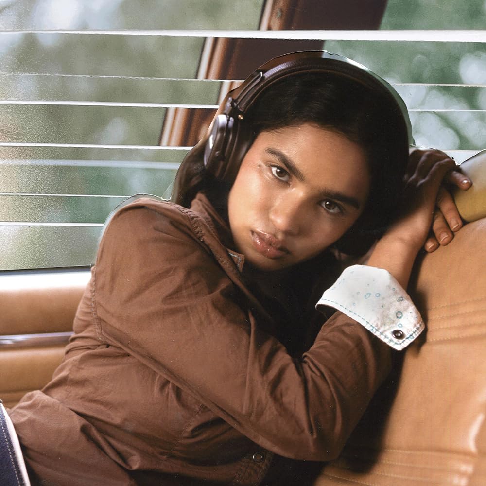 Наушники Marshall On-Ear Major V Brown Bluetooth / 100 часов непрерывной работы / Совместимость с зарядкой Qi / Совместимость с вызовами