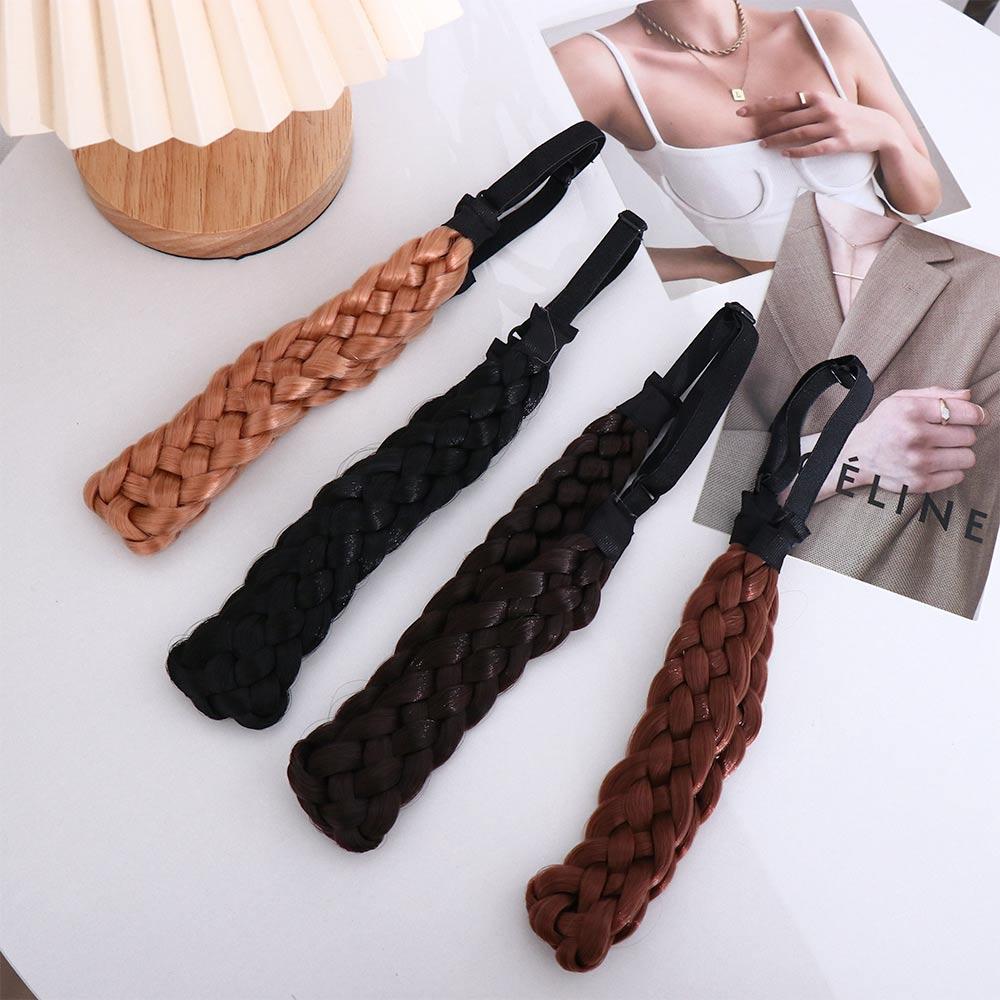 Головной убор принцессы, богемная плетеная повязка для волос, эластичная плетеная повязка на голову, обруч для волос, парик, повязки на голову