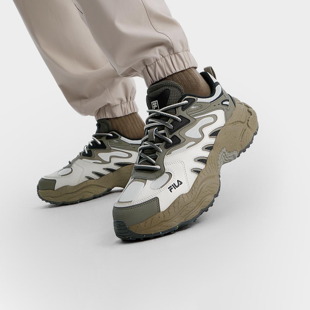 Fila Fern Удобные Универсальные Прочные Дышащие Легкие Низкие Кроссовки Мужские кроссовки Серый F12M441119FAO