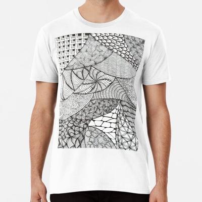 Mindful Zentangle Art S To 5XL Made In the AU/USA T-Shirt Mens Womens Tees Top