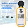 0-18% Рефрактометр гипохлорита натрия ЖК-дисплей Рефрактометр Измеритель гипохлорита натрия Точность Измерение в один клик