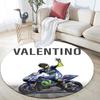 Valentino pattern round rug,Carpet Rug for Living Room Bedroom Playroom ,Non-slip Floor Mat,Holiday Gifts and Birthday Gifts.