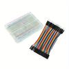 1 Set Breadboard Jumper Wires 40Pin 10CM Male to Male Dupont Wire 400 Point Breadboard For Arduino DIY Kits