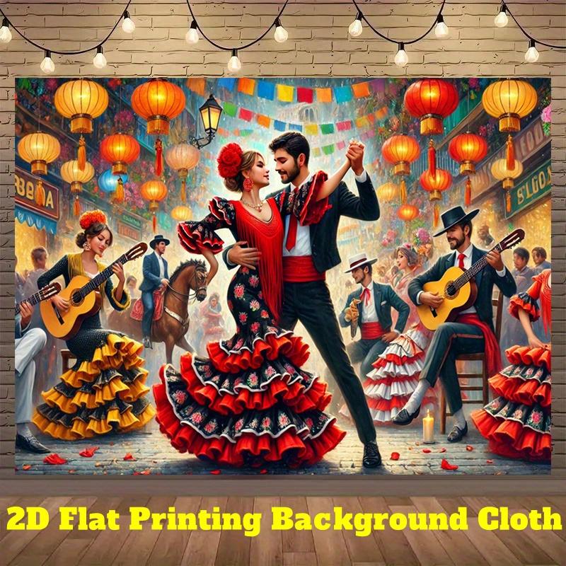 1 piece of 2D flat banner, polyester background fabric flag, suitable for photography background wall decoration.XY