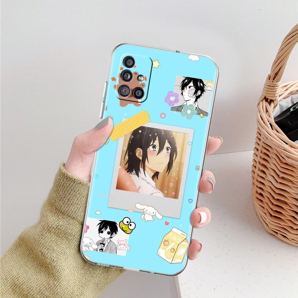 Чехол для телефона Horimiya Miyamura Izumi Anime для Samsung Galaxy A51 A71 A21S A12 A11 A31 A41 A52 A32 5G A72 A01, силиконовый прозрачный чехол