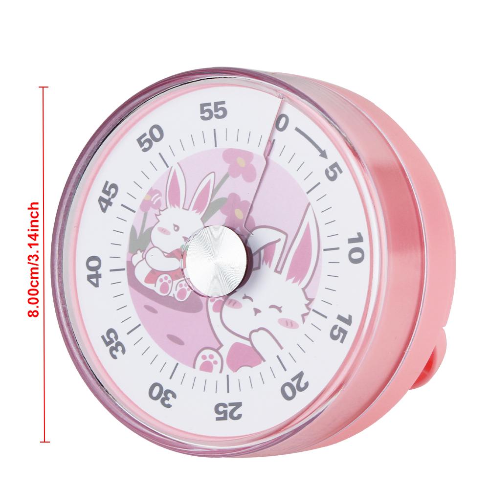 Механический Магнитный Таймер 60 Минут для Студентов Учителей Будильник Таймер для Приготовления с Громким Звонком Визуальный Таймер Кухонный Таймер