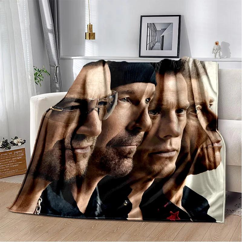 U2 Rock Bang Bono одеяло с 3D принтом, мягкое одеяло для дома, спальни, кровати, дивана, пикника, путешествий, офиса, отдыха, одеяло, детское одеяло
