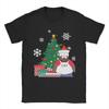 Chef Around The Christmas Tree South-Park Men's T Shirt Funny Tee Shirt Short Sleeve O Neck T-Shirt Pure Cotton Clothes