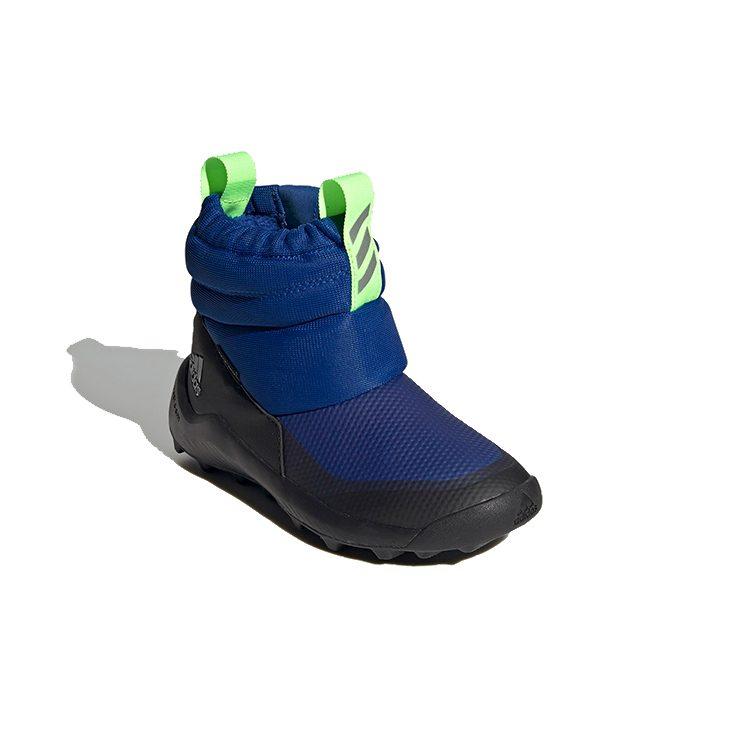 adidas Activesnow Зимние.Готовы. Удобные Термоводонепроницаемые Низкие Детские Сапоги Сине-Черные Дети Возрастом 3-7 Лет FV3271