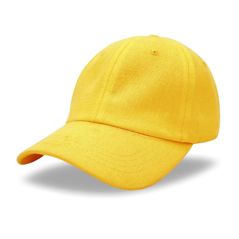 Women's Cotton Soft Top Baseball Cap Spring and Summer Sunscreen Cap Male Outdoor Solid Color Light Plate Visor