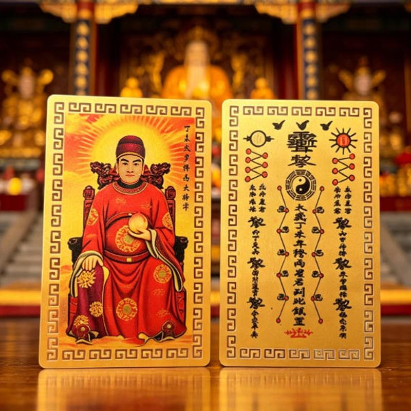 Energy Protection Tai Sui 2027 Gold Card Perfect for Feng Shui Practices
