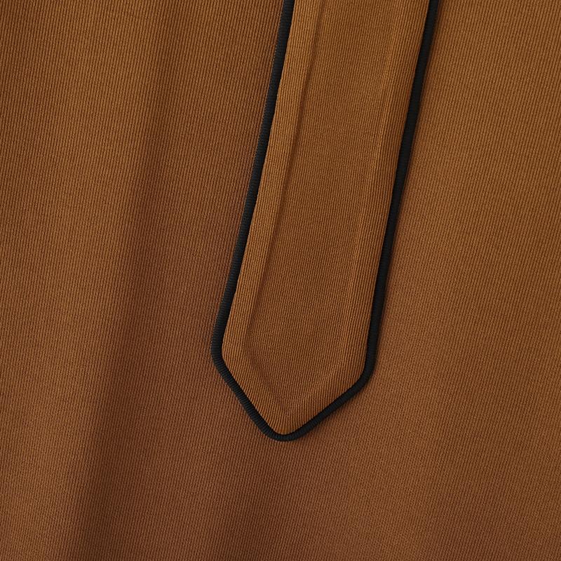 INCERUN Осенние мужские футболки с отложным воротником, длинными рукавами, в рубчик, повседневные