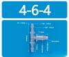 Пластиковый тройник равного диаметра OD 1,6 мм - 20 мм, Т-образный соединитель, бочарный тройник-переходник, тройник для шланга, соединитель для шланга, различные спецификации