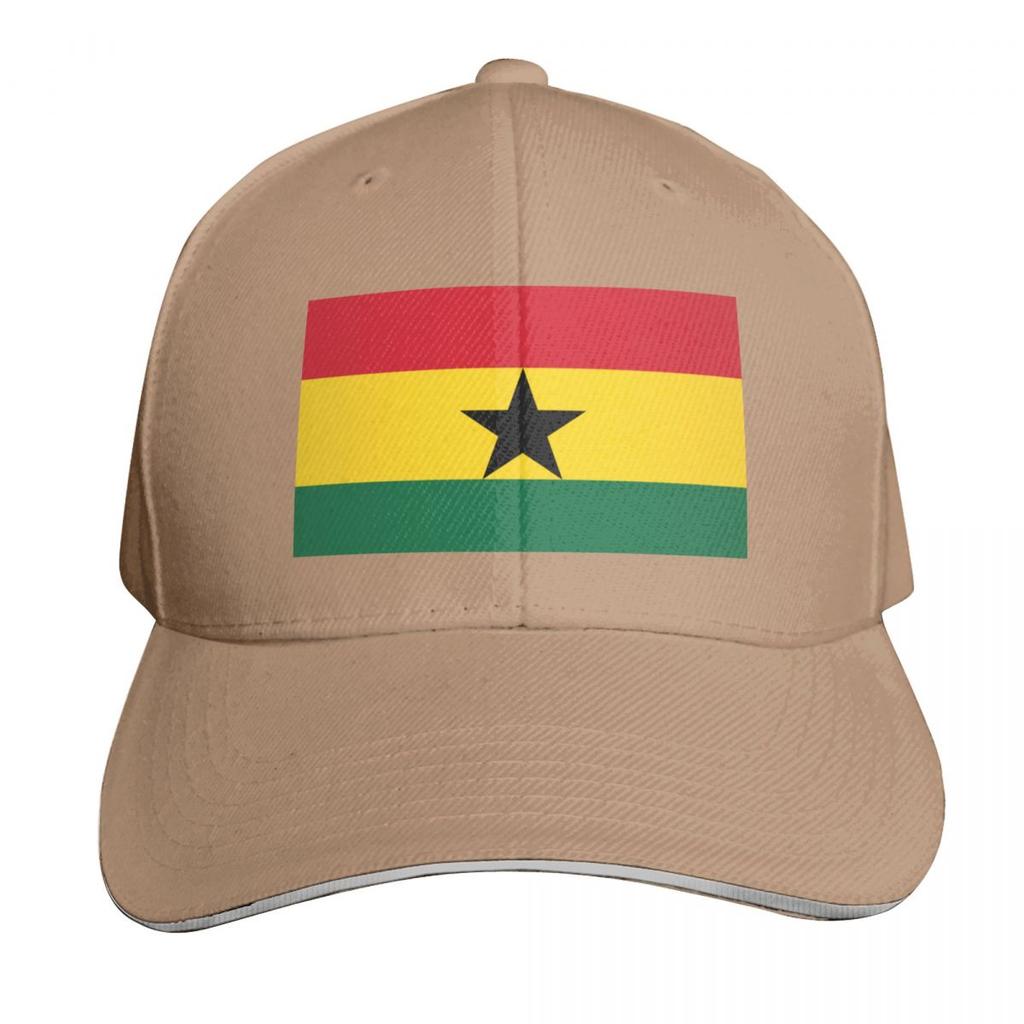 Flag of Ghana Baseball Cap hard hat Trucker Cap Streetwear Sunhat For Women Unisexs