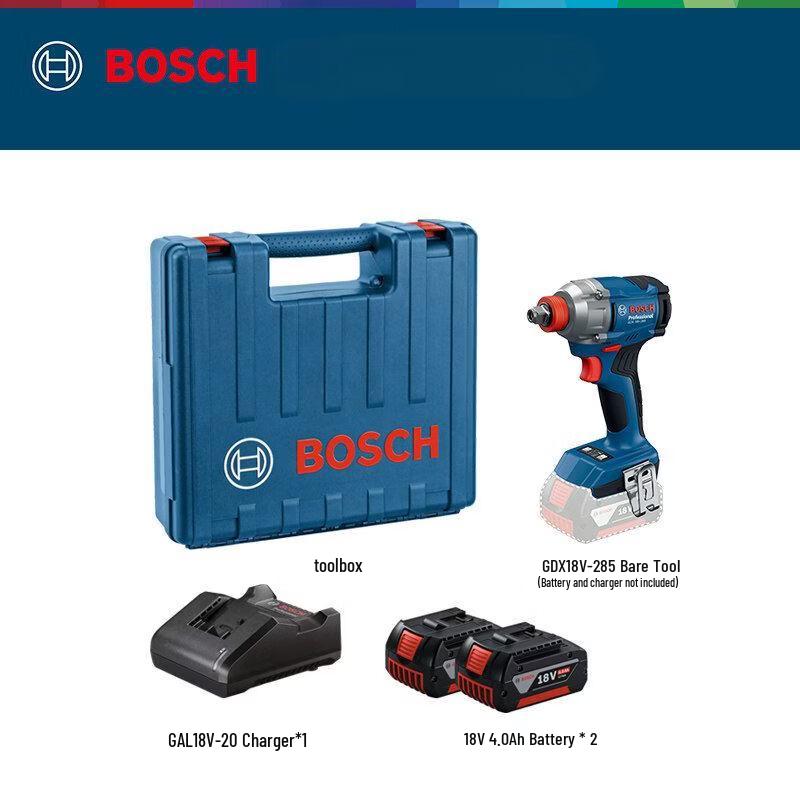 Bosch GDX18V-285 18V Brushless Cordless Impact Wrench/Driver CN plug (adapter included)