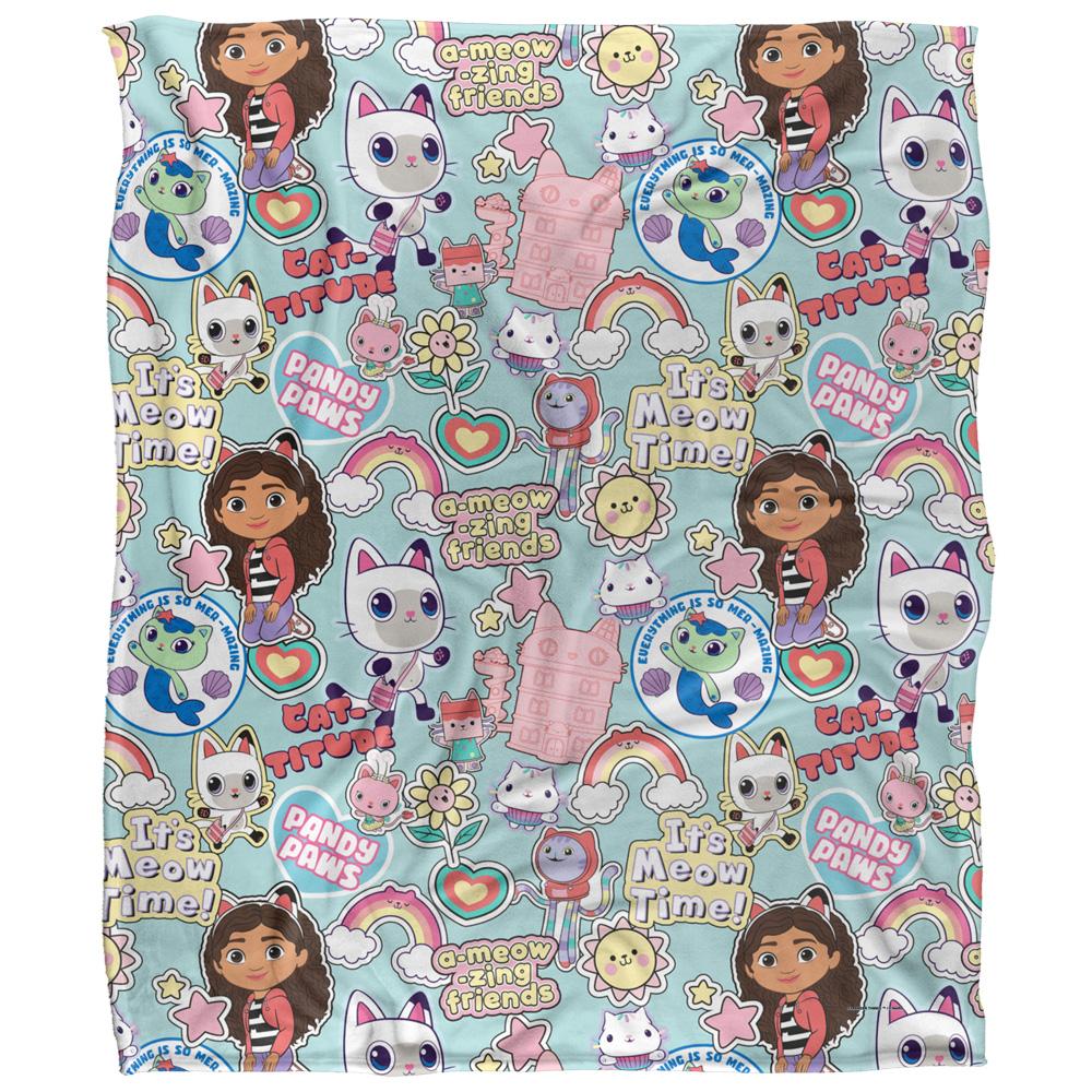 Gabby´s Dollhouse Silky Cat Supersoft Blanket