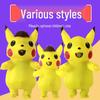 Detective Pikachu Inflatable Mascot Costume for Kids - Cute Anime Cosplay Stage Set
