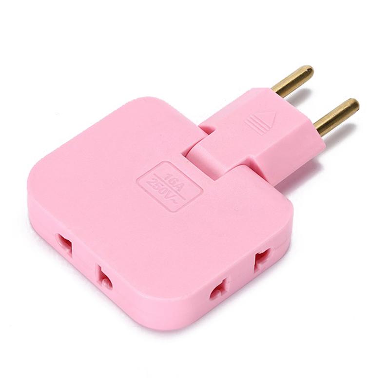 Европейская вилка 1 3 удлинитель электрическая розетка 180° поворотный адаптер переменного тока розетка