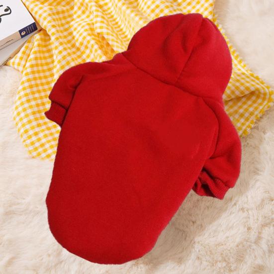 Толстовка для домашних животных, весна-осень-зима, мягкая, толстая, уютная, однотонная, двуногий, средний, большой свитер для собак, одежда, товары для домашних животных