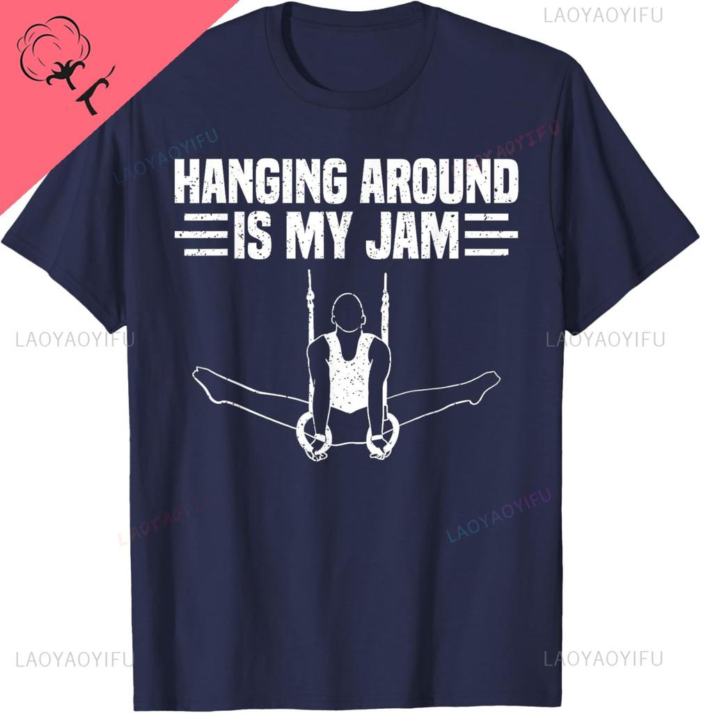Gymnastics Practice Gear Iron Cross Ring Gymnast Tshirt Unisex And Unisex Short Sleeves Cotton Tshirts Camiseta