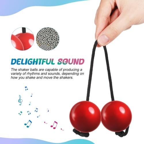 Alasum Pachika Asalato Percussion Instrument, 2-Piece Set, Includes Shaker, Folk Percussion Instrument, and Rhythm Ball