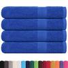 VidaXL Towels 4 Pcs Blue 100x200 Cm 360 G/m² 100% Cotton, Beach Towel, Guest Towel, Large Towel of 136723