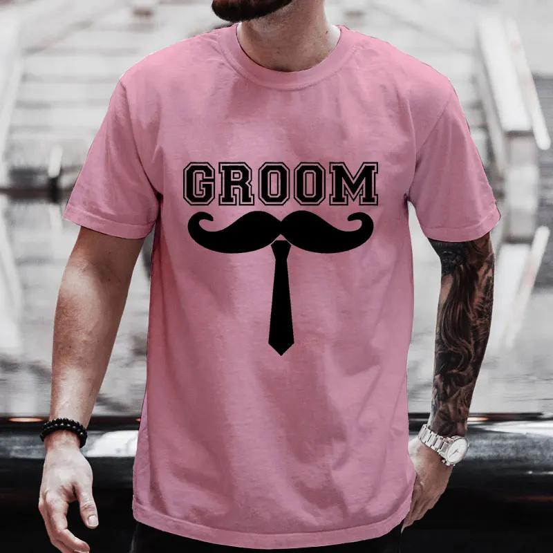 Boyfriend Bachelor Stag Party T Shirt Single Farewell Tees Best Man Fashion Graphic Wedding Tops Team Future Groom Evg T-shirts