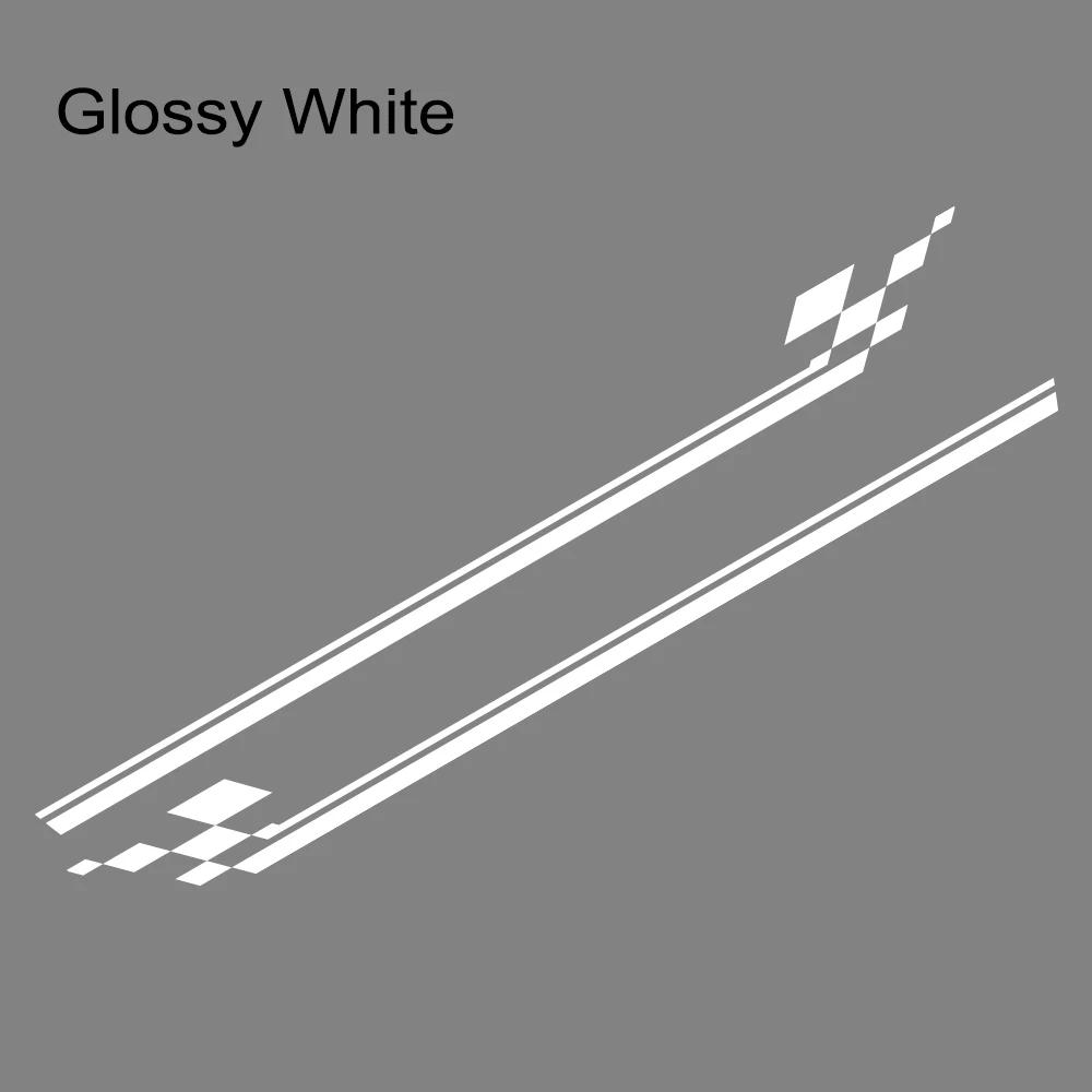 2PCS Racing Style Car Side Door Skirt Stickers For Renault Clio RS R.S. 18 4 5 2012-2025 Auto Tuning Vinyl Decals Accessories
