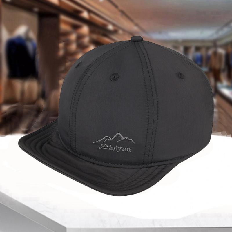 Summer Short-Brimmed Peaked Caps For Men And Women Versatile Outdoor Riding Foldable Sports Quick-Drying Breathable Peaked Caps Tide