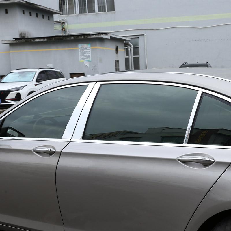 Для BMW 7 серии F01 F02 G11 G12 2008-алюминиевый сплав окна автомобиля, центральная стойка, накладка, наклейка, автомобильные аксессуары