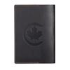 New Embossed Logo Design Men's Passport Ticket Holder First Layer Cowhide Leather Long Hand Wallet