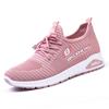 Женская обувь Новая женская обувь Модная летающая тканая повседневная обувь на шнуровке Кроссовки Женская обувь