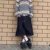 Европейские уличные джинсы JNCO с вышивкой, хип-хоп, свободные, широкие штанины