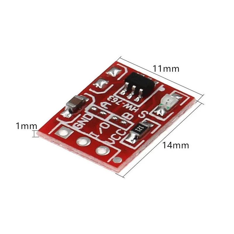 NEW TTP223 Touch Button Module Capacitor Type Single Channel Self Locking Touch Switch Sensor for Arduino