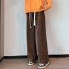 Cotton Corduroy Wideleg Pants For Women Autumn Winter With High Waist And Loose Fit