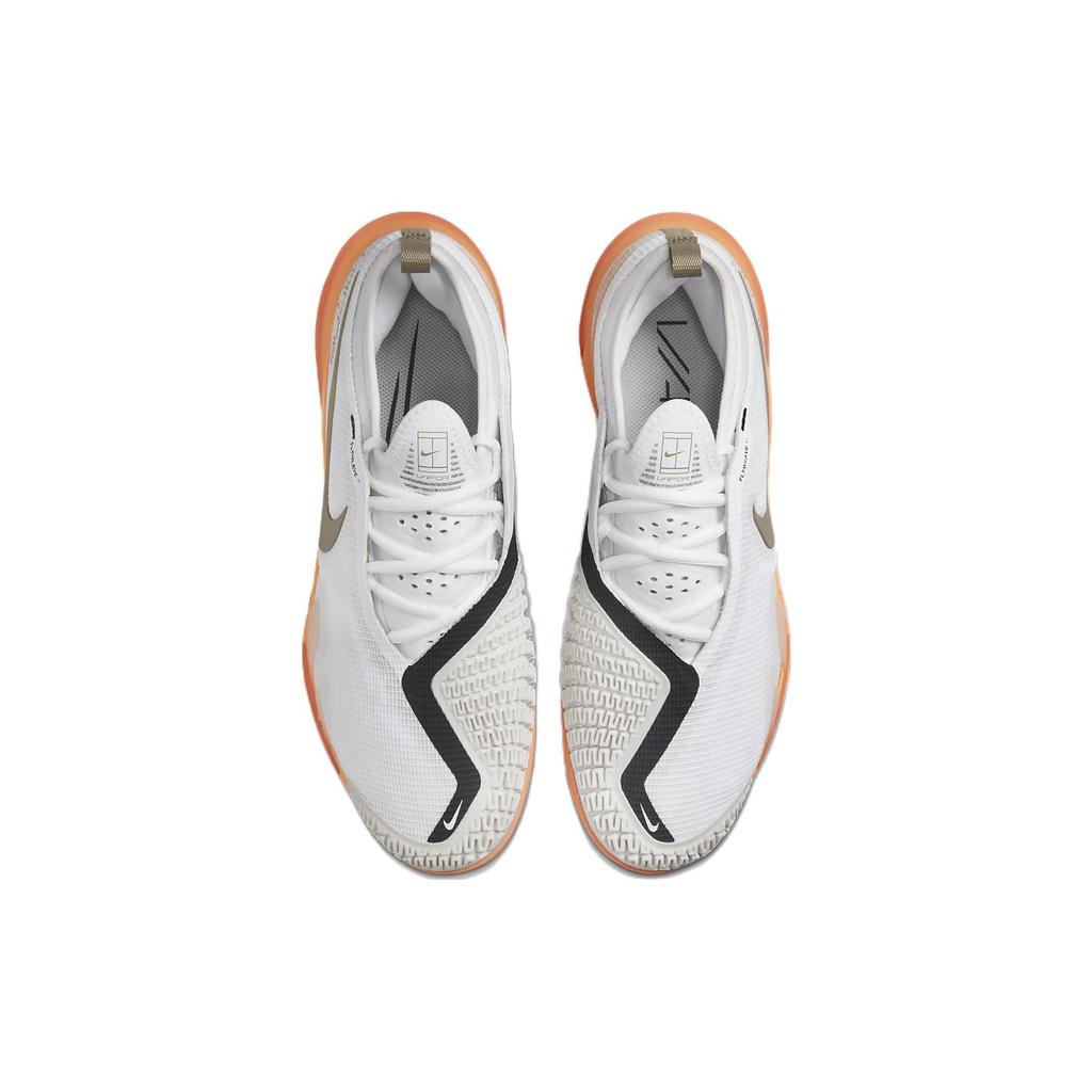 Nike Court React Vapor NXT White Orange Trance Мужские кроссовки Light-Bone Khaki CV0724-103