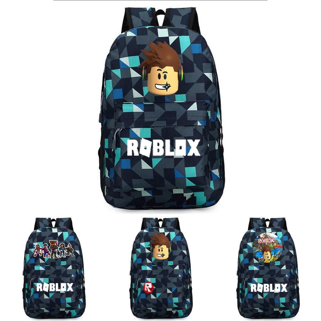 Стильный рюкзак Roblox для детей с ярким мультяшным рисунком и большим объемом