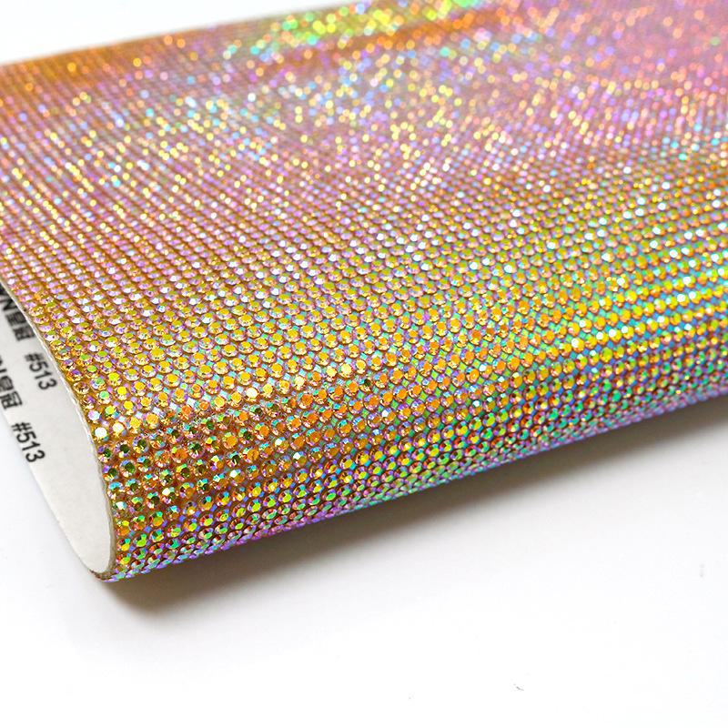 Разноцветные самоклеящиеся стразовые полоски для DIY украшений и ремесленных проектов