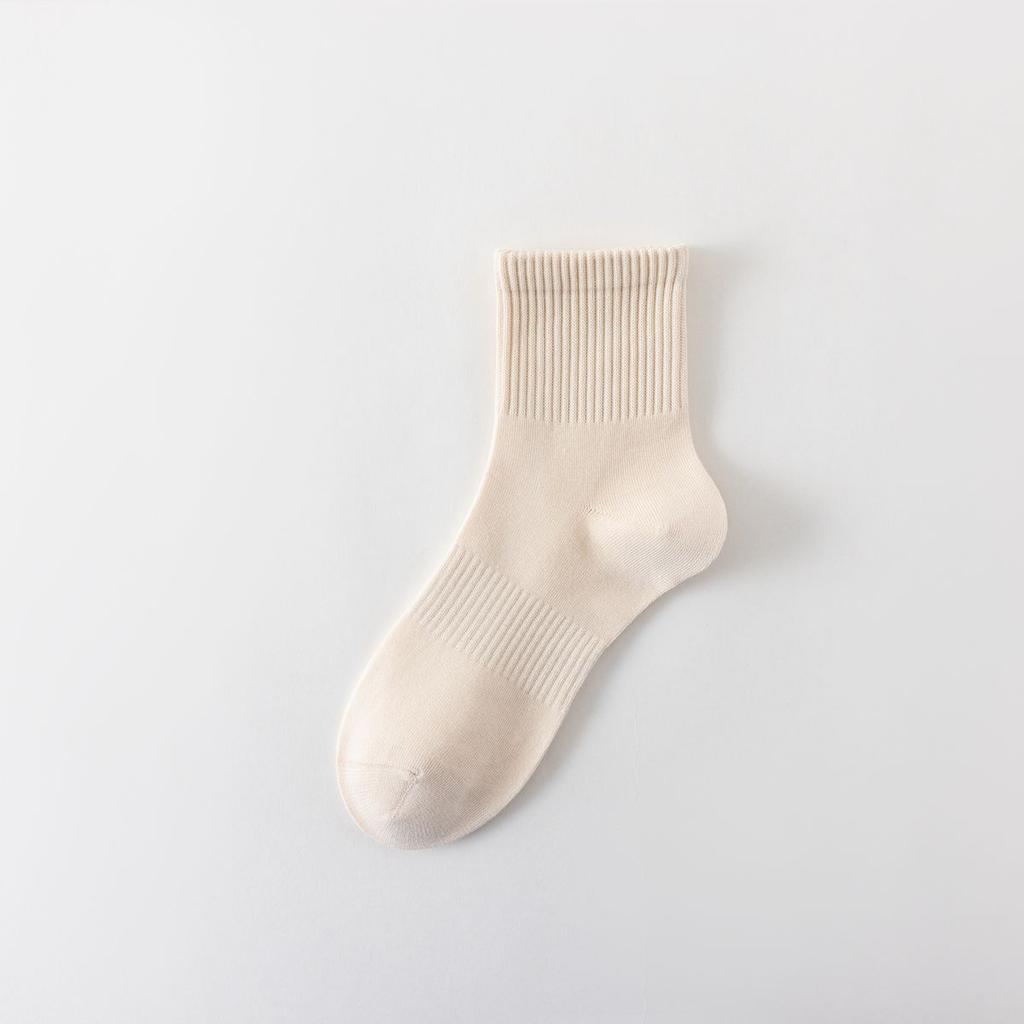 5/10 пар женских хлопковых носков, универсальные носки на все сезоны, дышащие и впитывающие пот носки